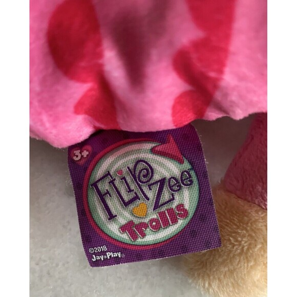 Flip Zee Trolls Flower Power Plush 2-In-1 Reversible Doll Stuffed Toy 16" 2018 - Picture 5 of 7